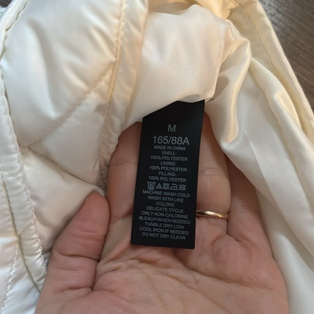 Kate Spade Quilted Off-White Vest - Picture 3 of 6
